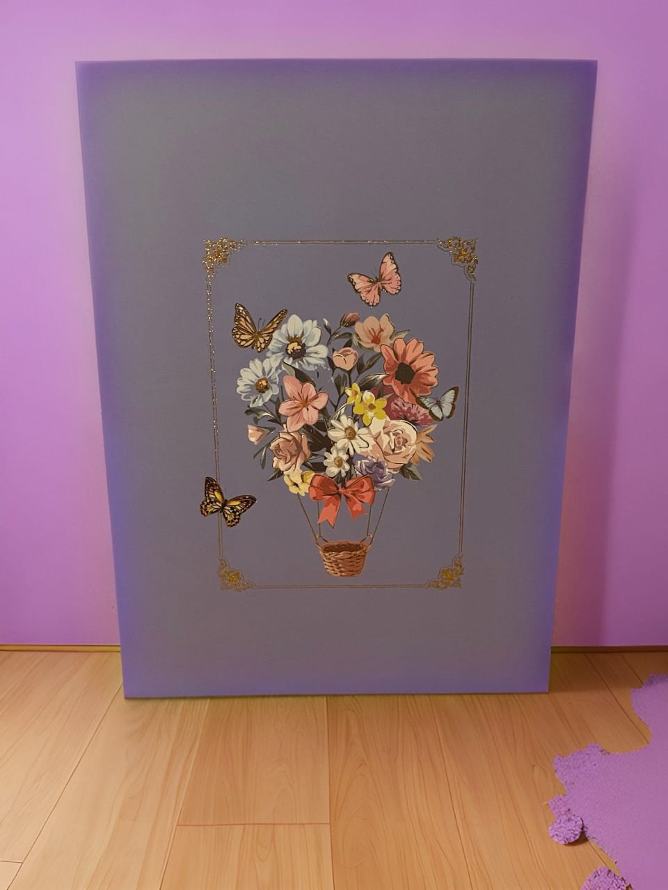 Purple Butterfly Card