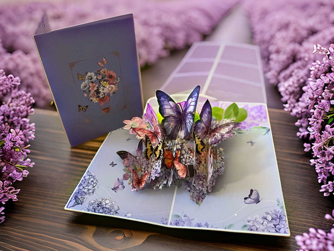 Purple Butterfly Card